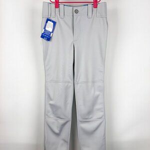 Youth Mizuno Grey Baseball Pants Size Medium NEW Never Worn